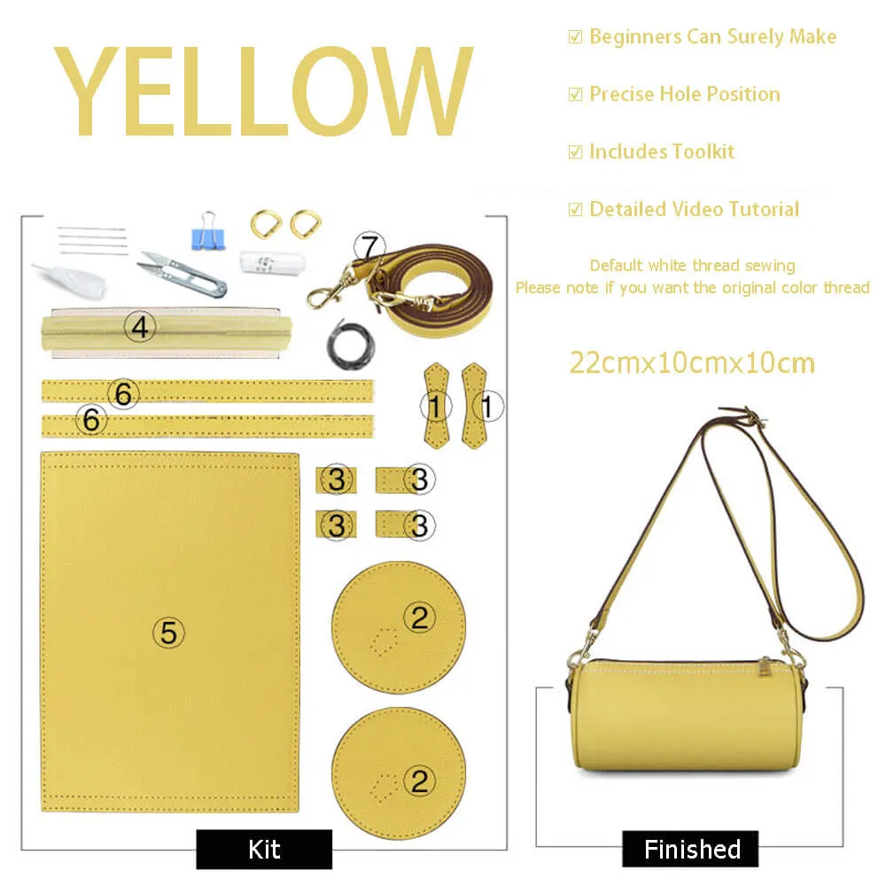 BABYLON™ Leather Barrel Bag Making Kit
