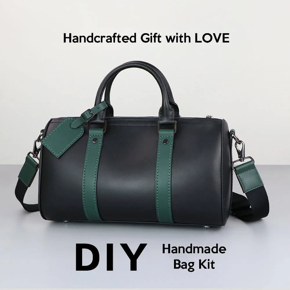 BABYLON™ Leather Mens Boston Bag DIY Making Kit