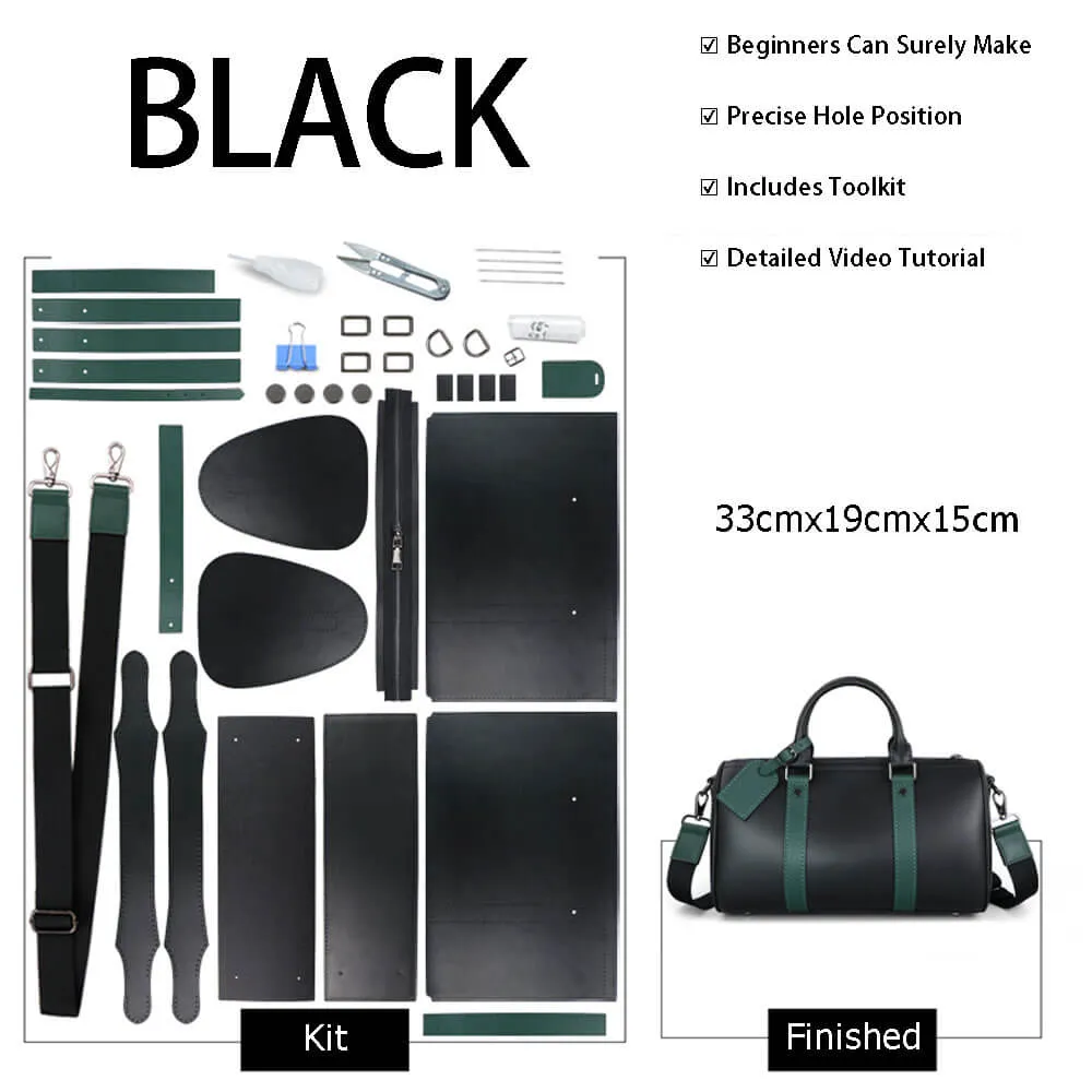 BABYLON™ Leather Mens Boston Bag DIY Making Kit