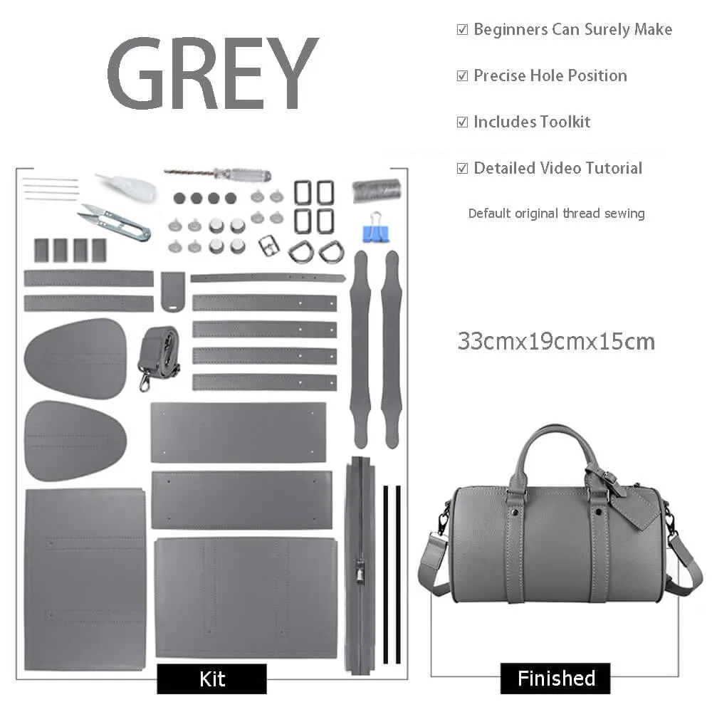 BABYLON™ Leather Mens Boston Bag DIY Making Kit