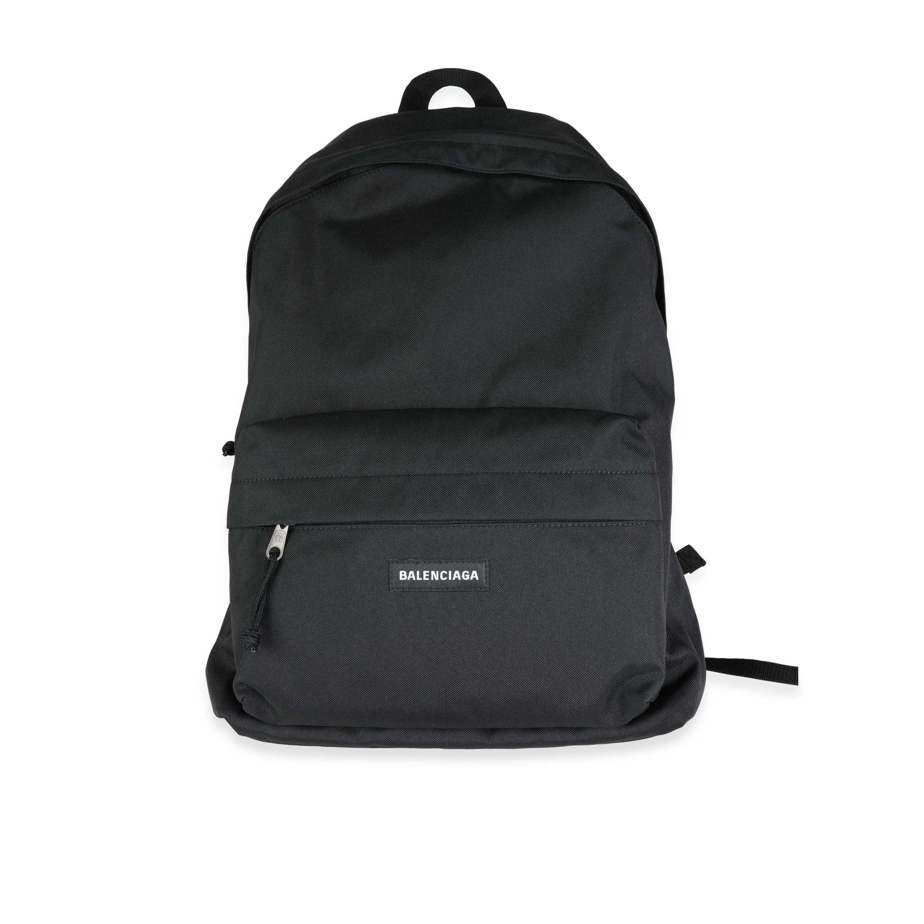 Balenciaga Black Nylon Explorer Backpack