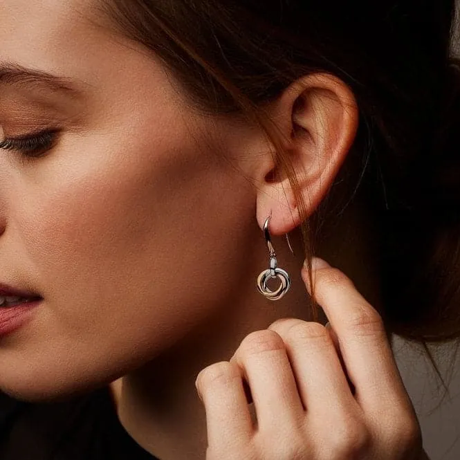 Bevel Trilogy Drop Earrings 6169GRG
