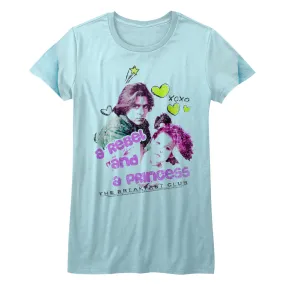 Breakfast Club Notebook Couple Juniors T-Shirt