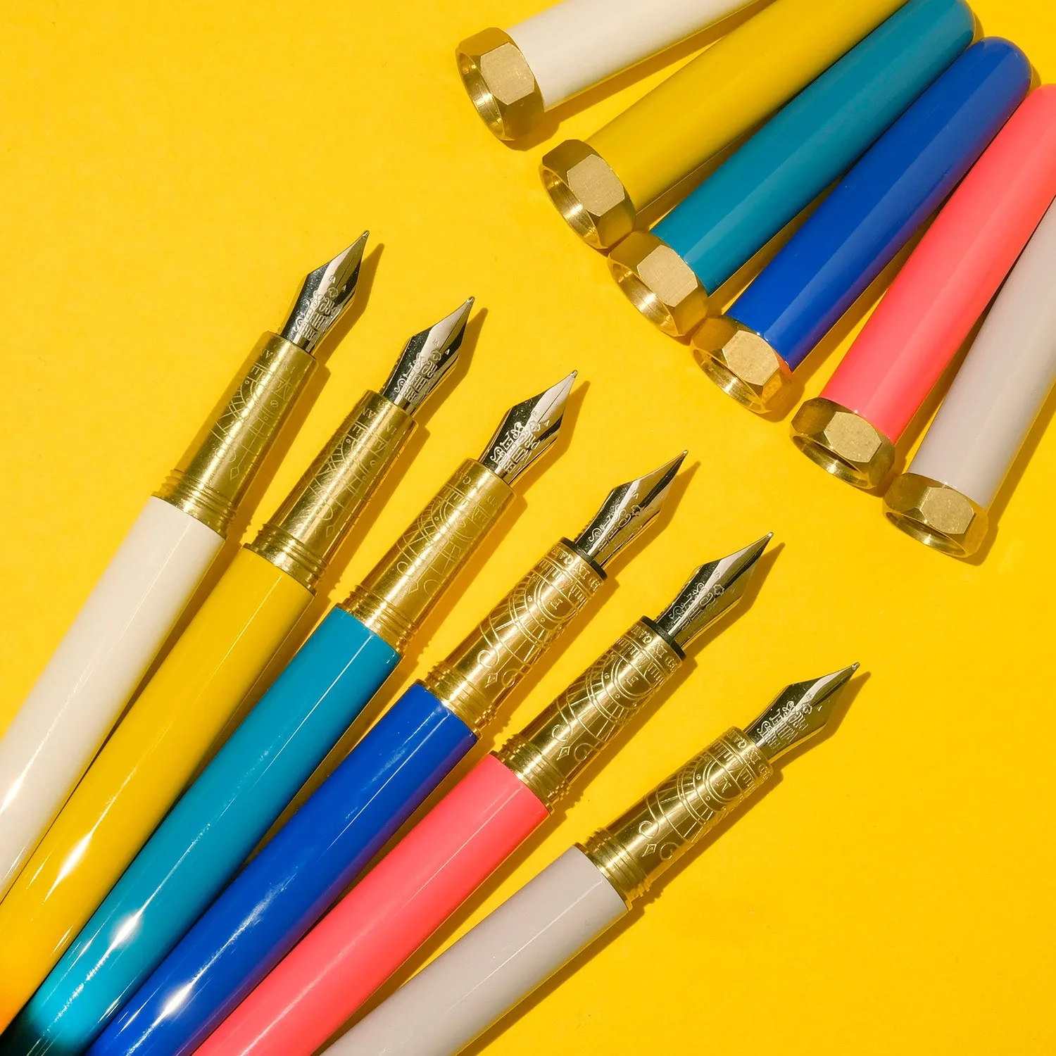 Brush Fountain Pen - Sunrise Sorbet (Medium)