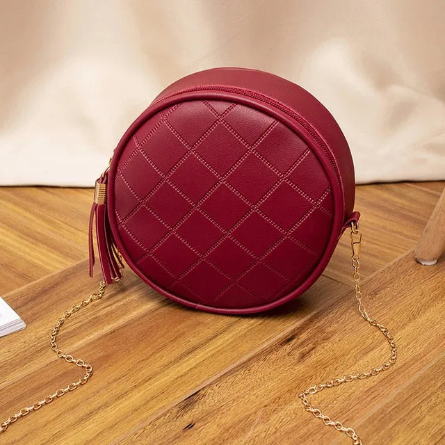 Decent Round Messenger Bag