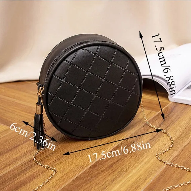 Decent Round Messenger Bag