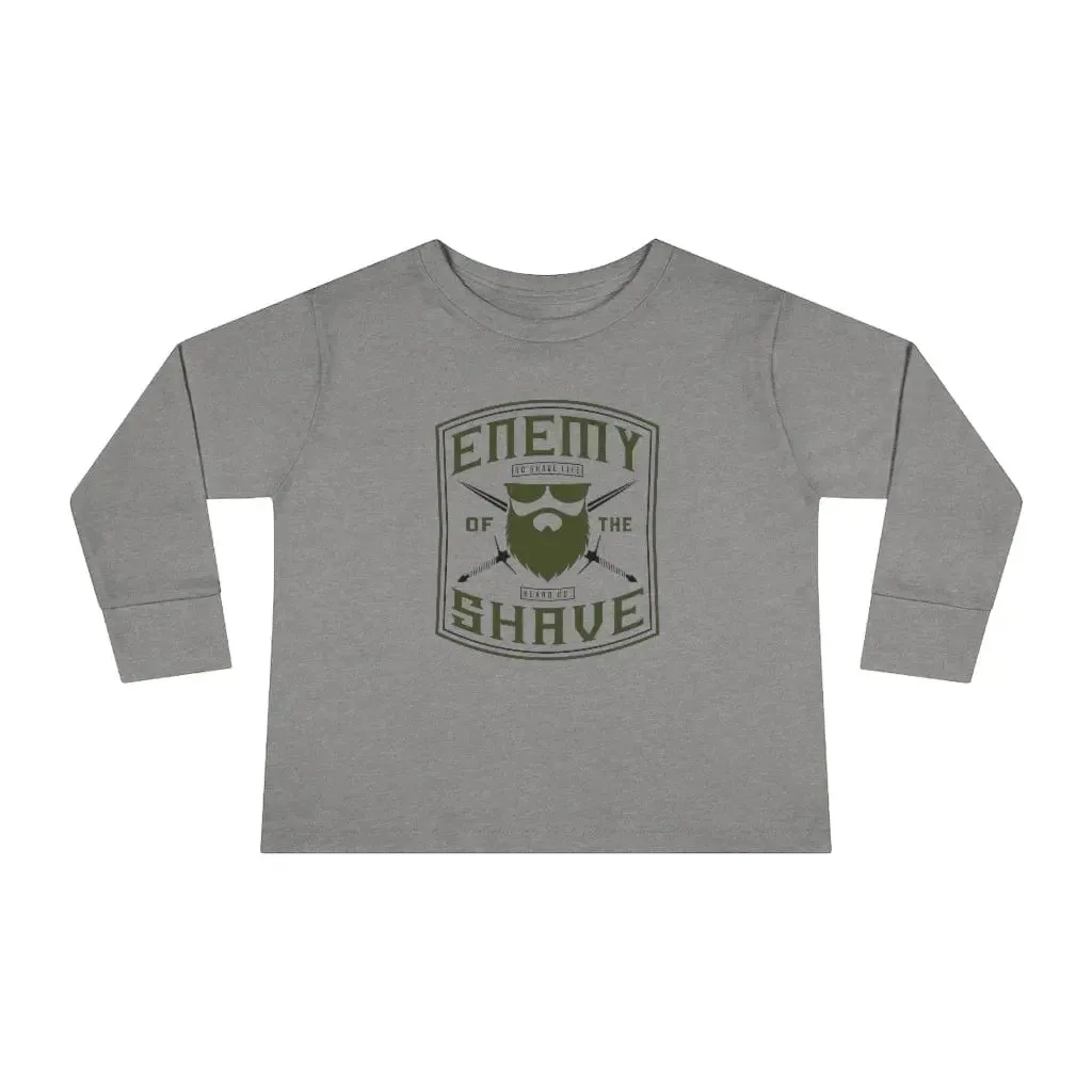 Enemy of the Shave Toddler Long Sleeve Shirt