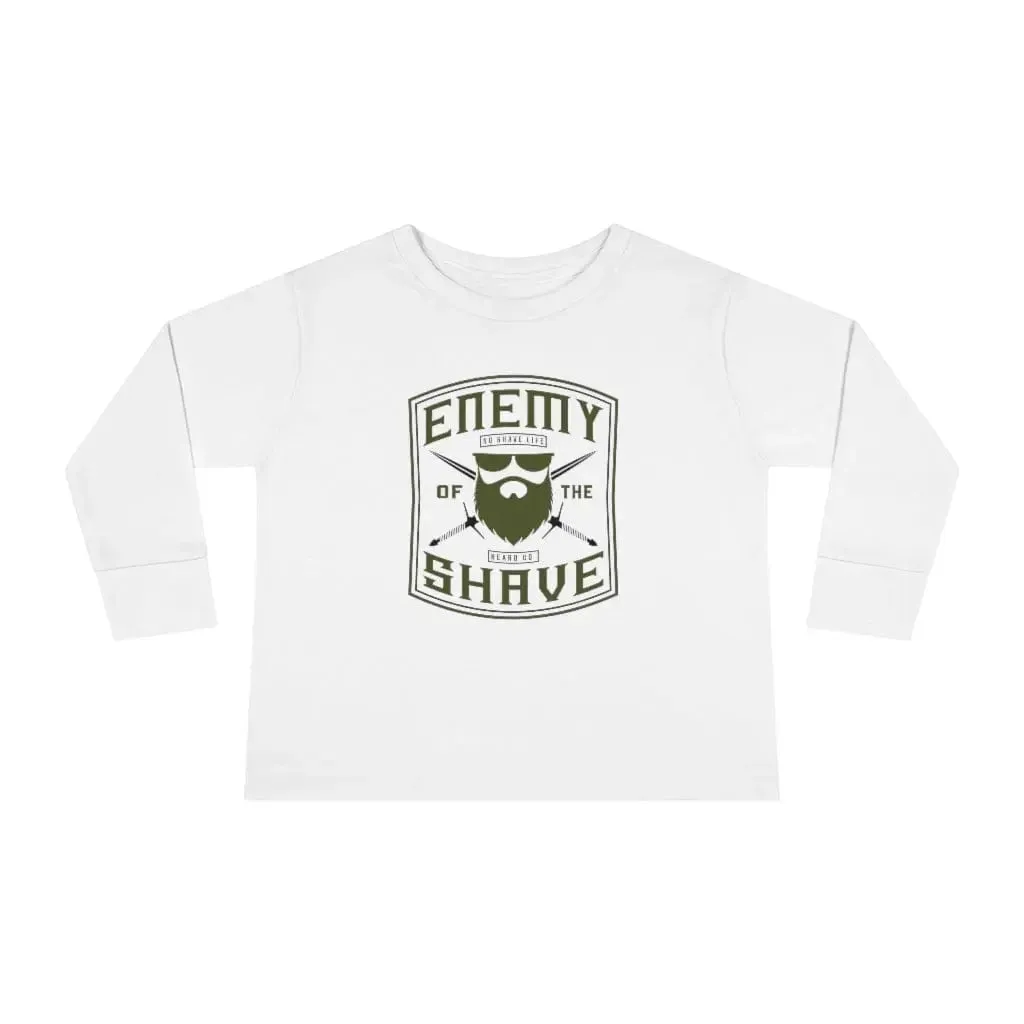 Enemy of the Shave Toddler Long Sleeve Shirt