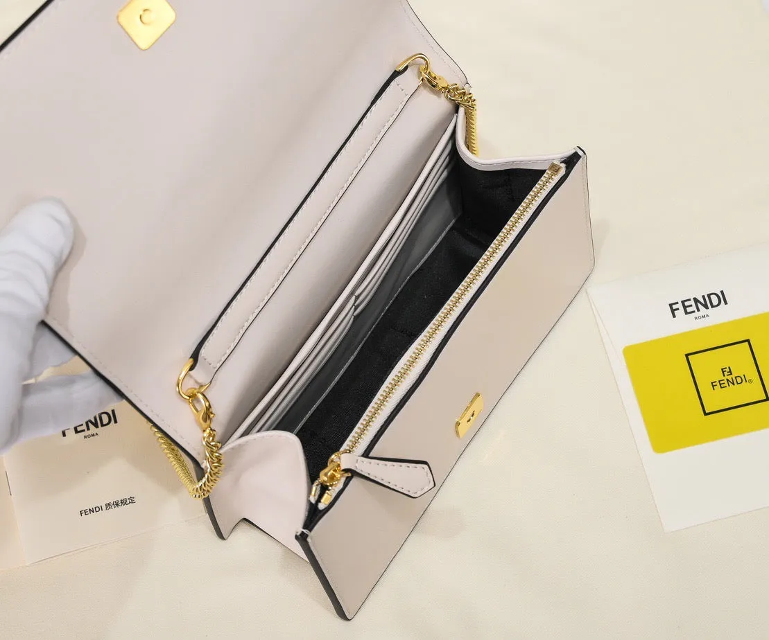 FF172 Clutch / Chain Bag / 7.9x2.3x5.1inch