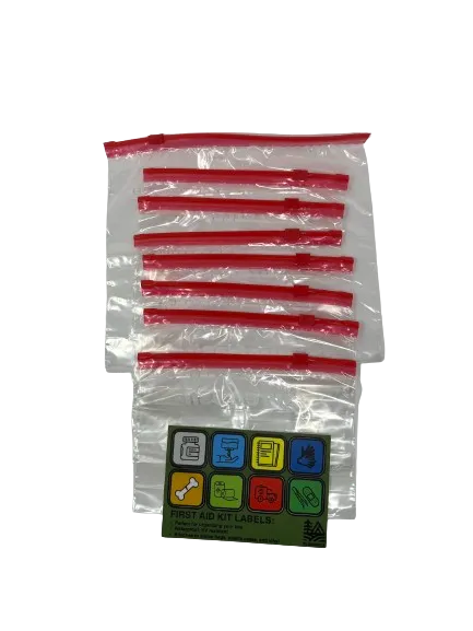 First Aid Kit Labels and Module Bags