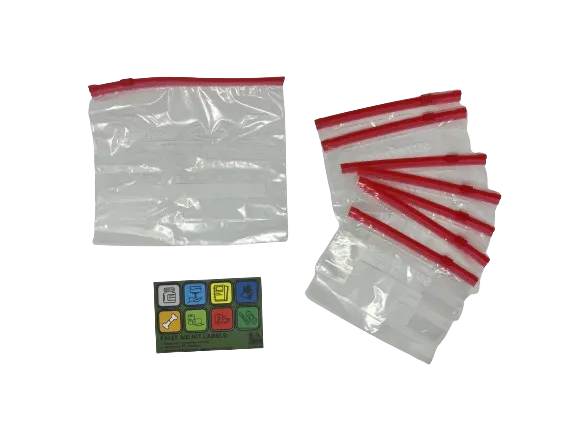 First Aid Kit Labels and Module Bags