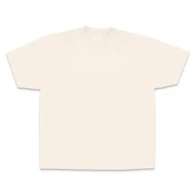 Heavyweight Garment Dye Short Sleeve Tee - Cream