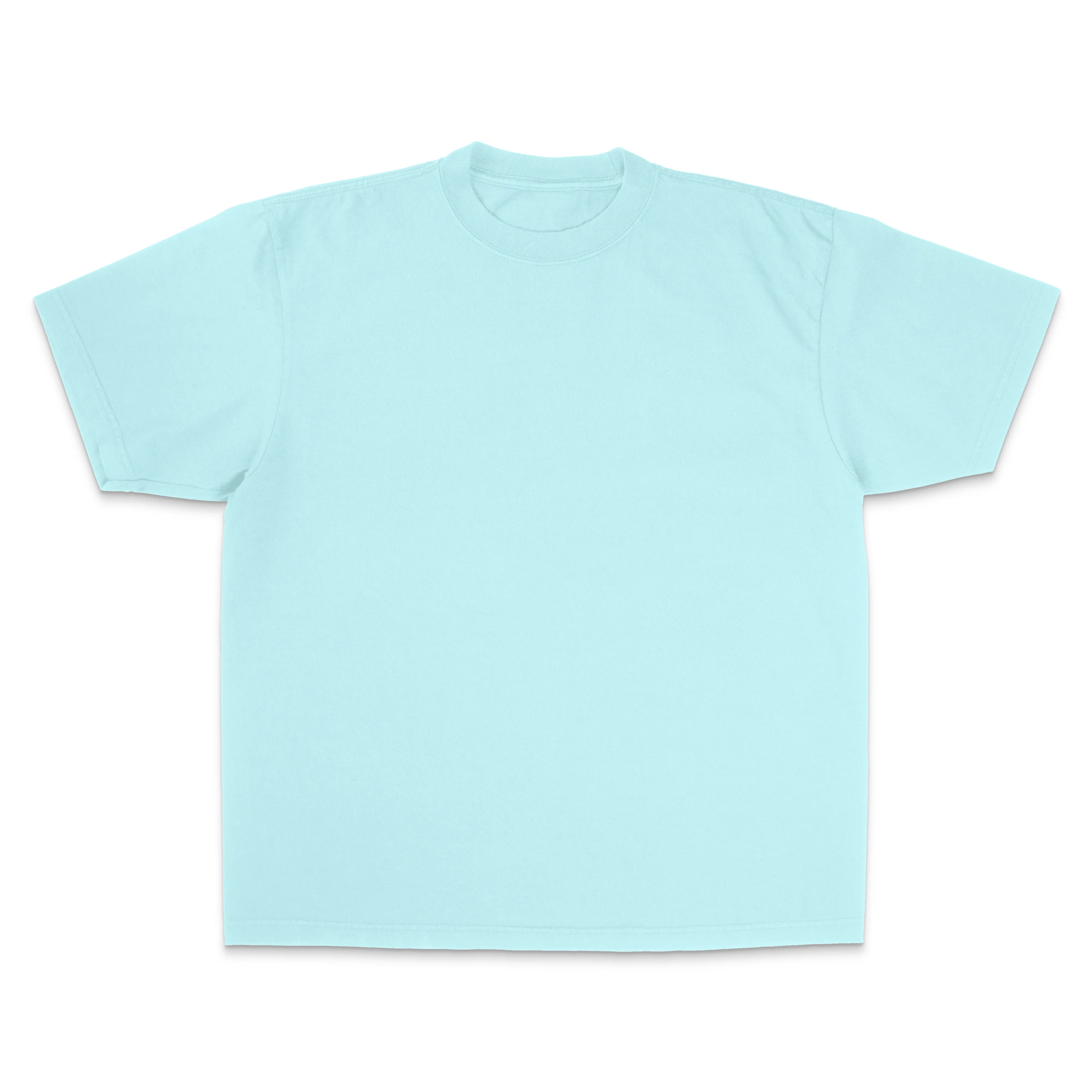 Heavyweight Garment Dye Short Sleeve Tee - Powder Blue