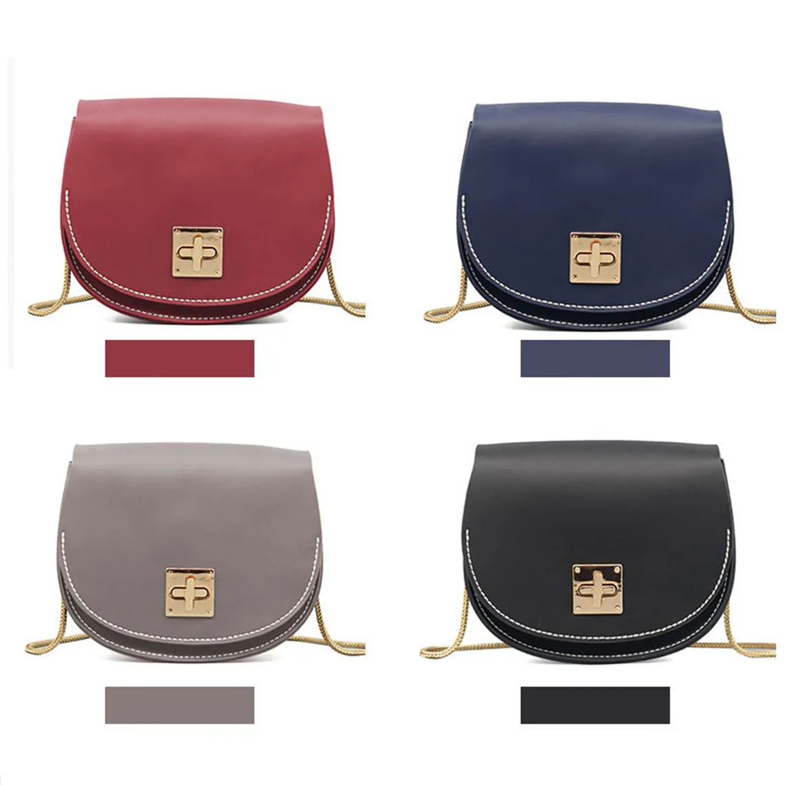 Leather Saddle Bag DIY Kit Crossbody Vintage Style