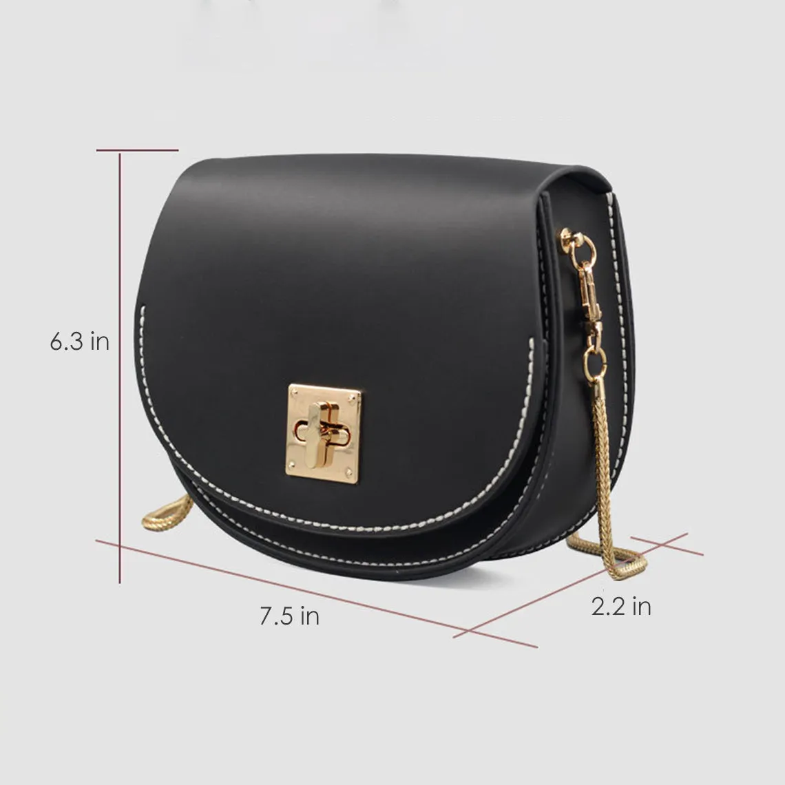Leather Saddle Bag DIY Kit Crossbody Vintage Style