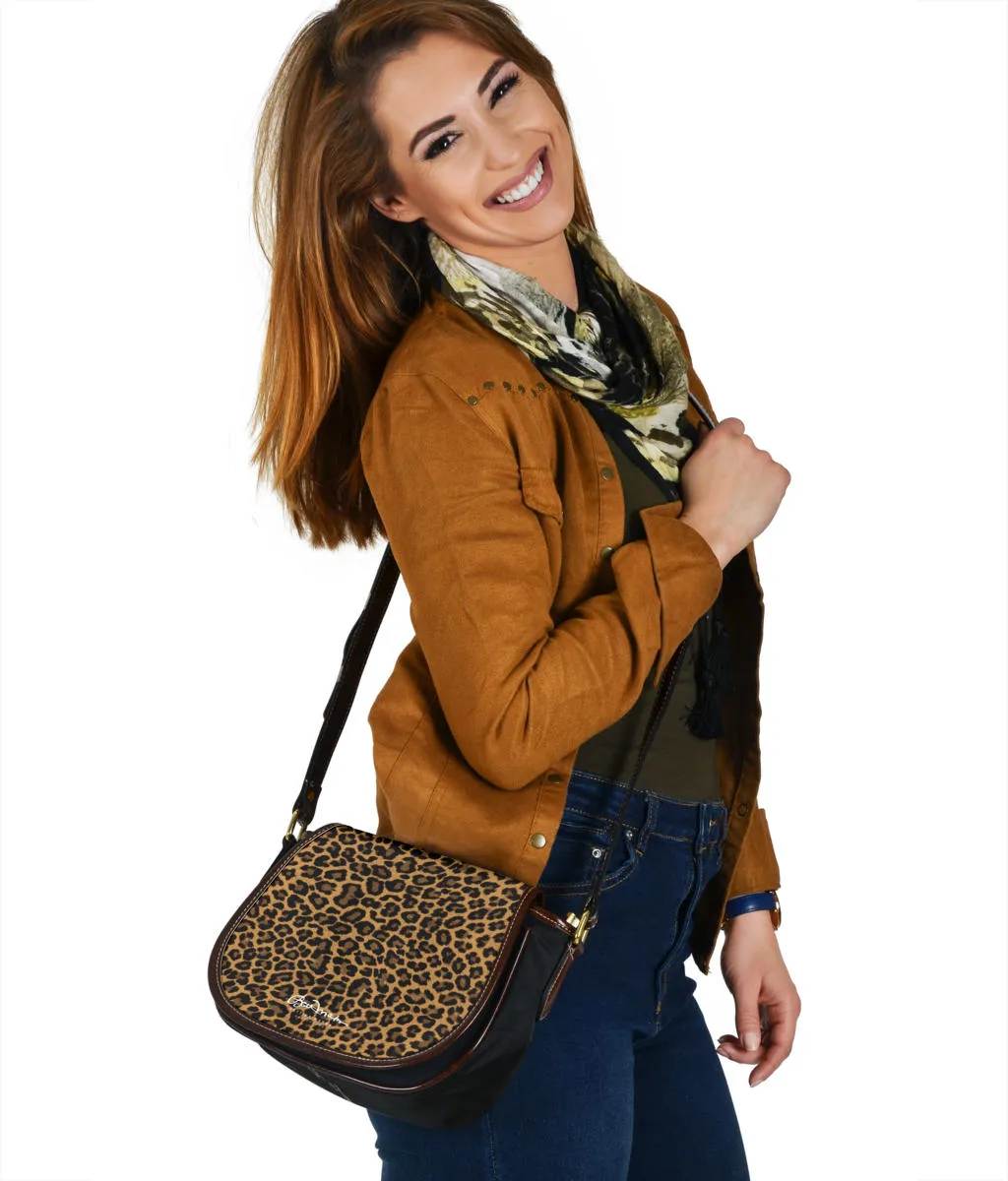 Leopard Saddle Shoulder Bag