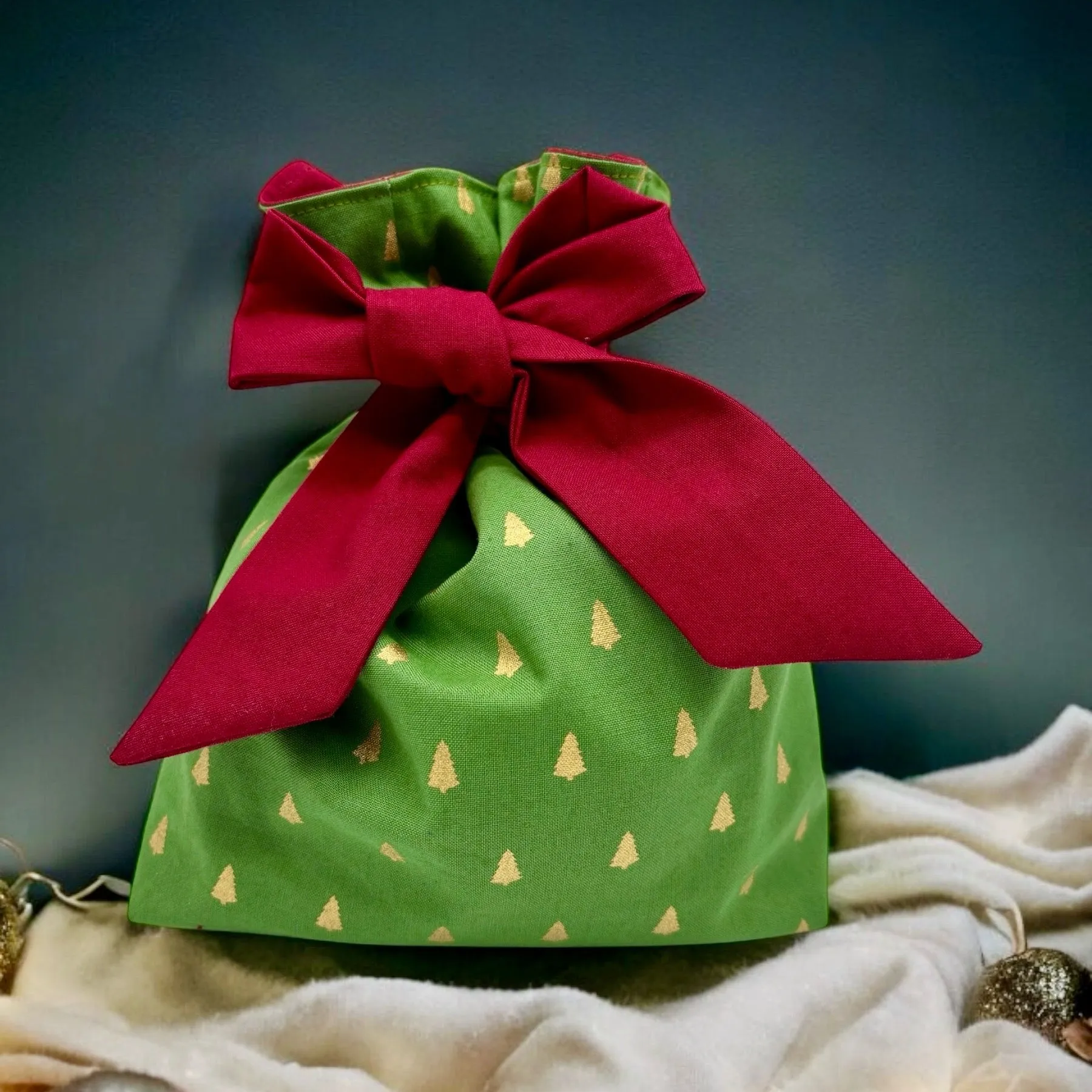 Little Something Gift Bag - Christmas Trees