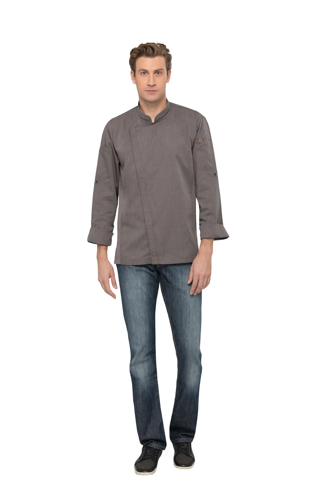 Mens Hartford Zipper Chef Jacket
