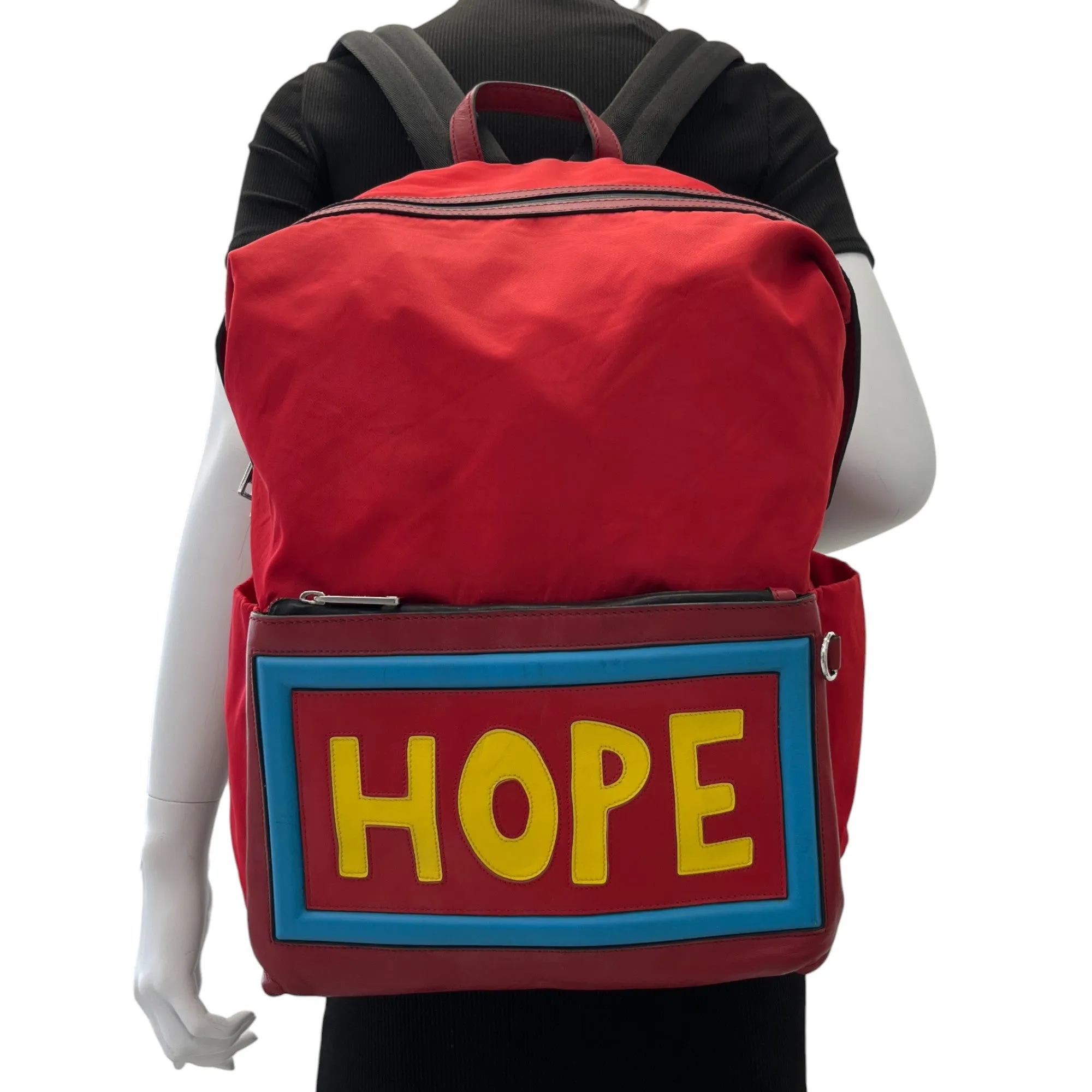 Men's Nylon Hope Backpack Red
