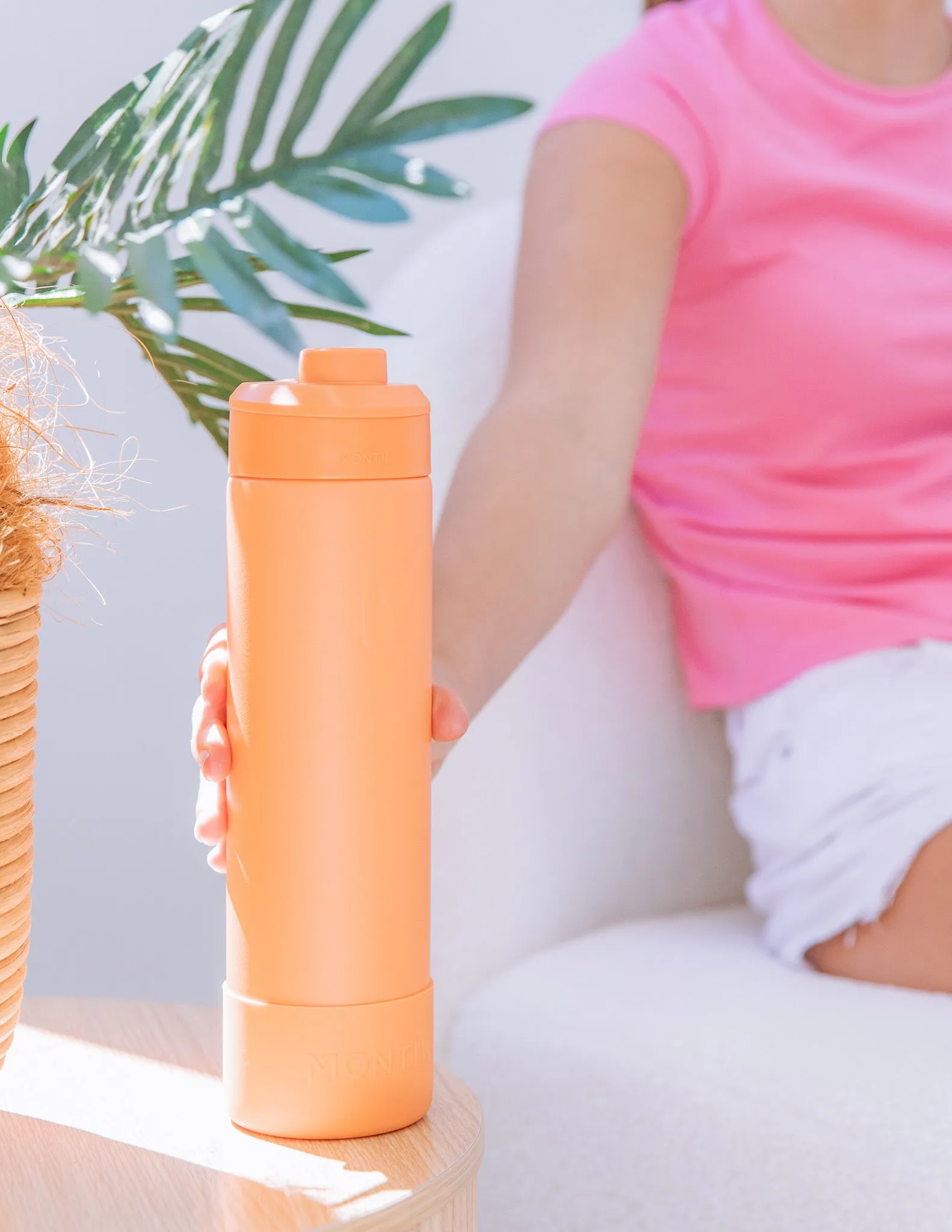 MontiiCo 700ml Drink Bottle Screw Top - Tangerine