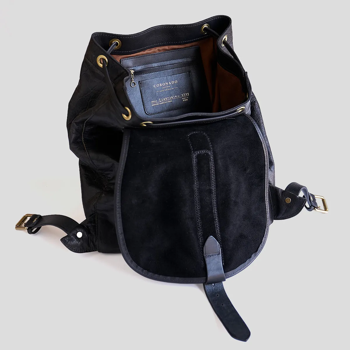No.180 Rucksack | Bison Charcoal x10