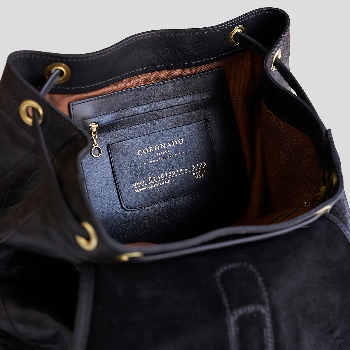 No.180 Rucksack | Bison Charcoal x10