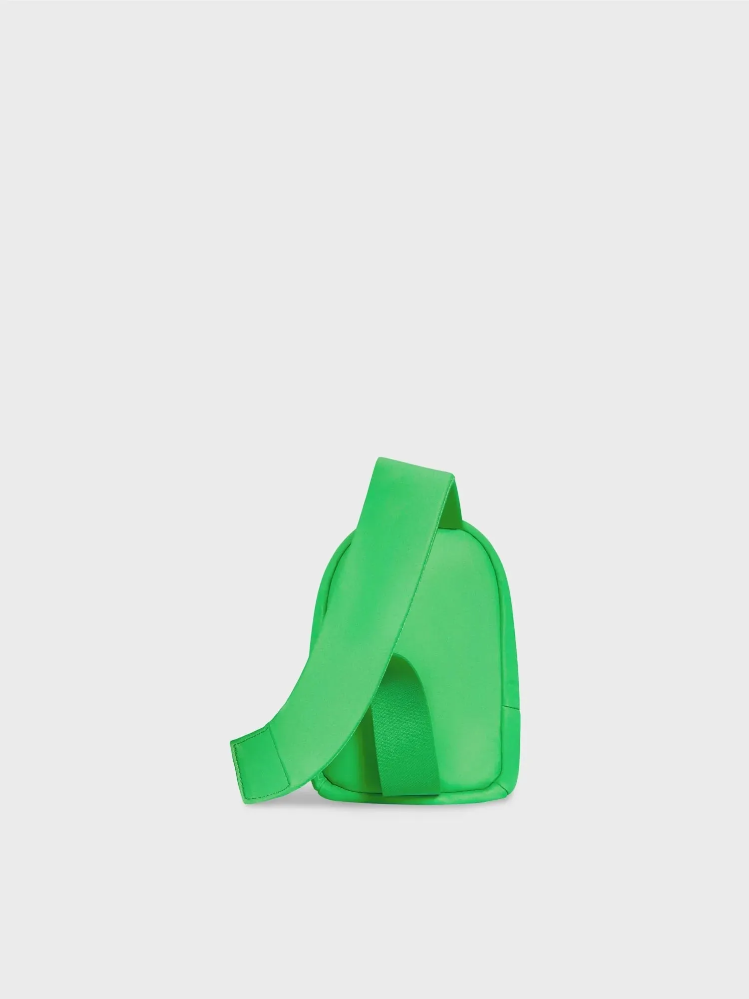 Nylon Cross-Body Bag—jade green