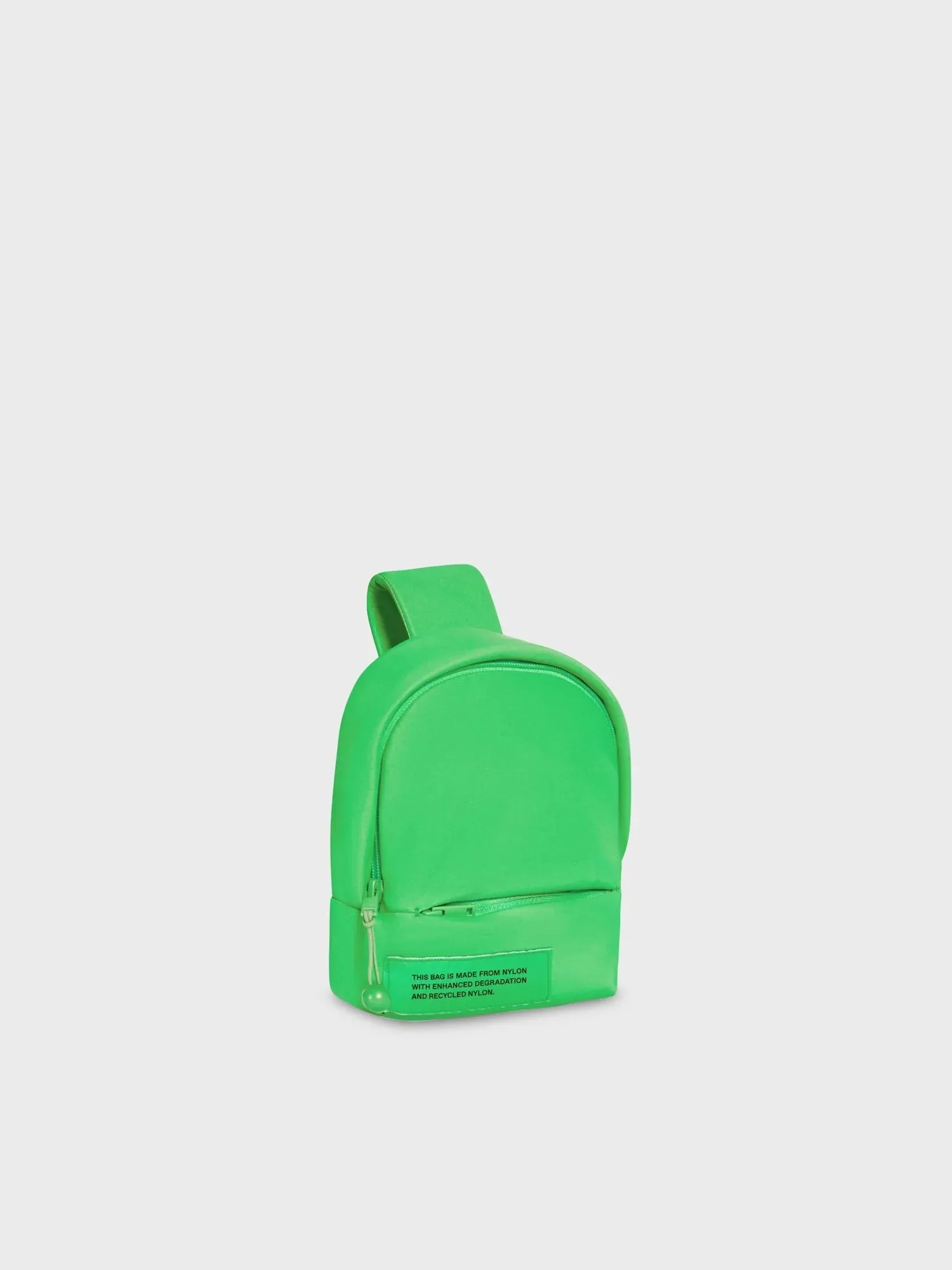 Nylon Cross-Body Bag—jade green