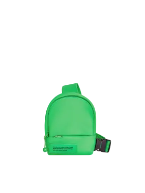 Nylon Cross-Body Bag—jade green