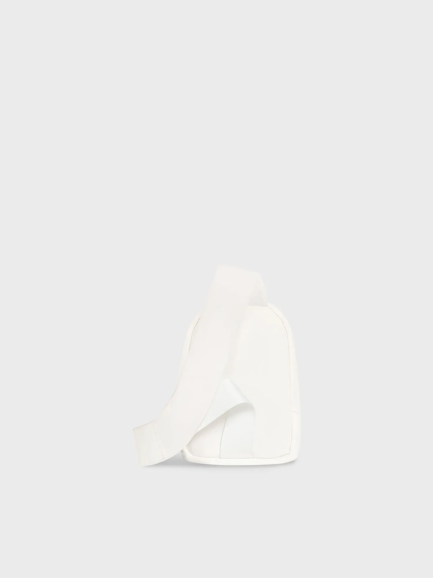 Nylon Cross-Body Bag—off-white