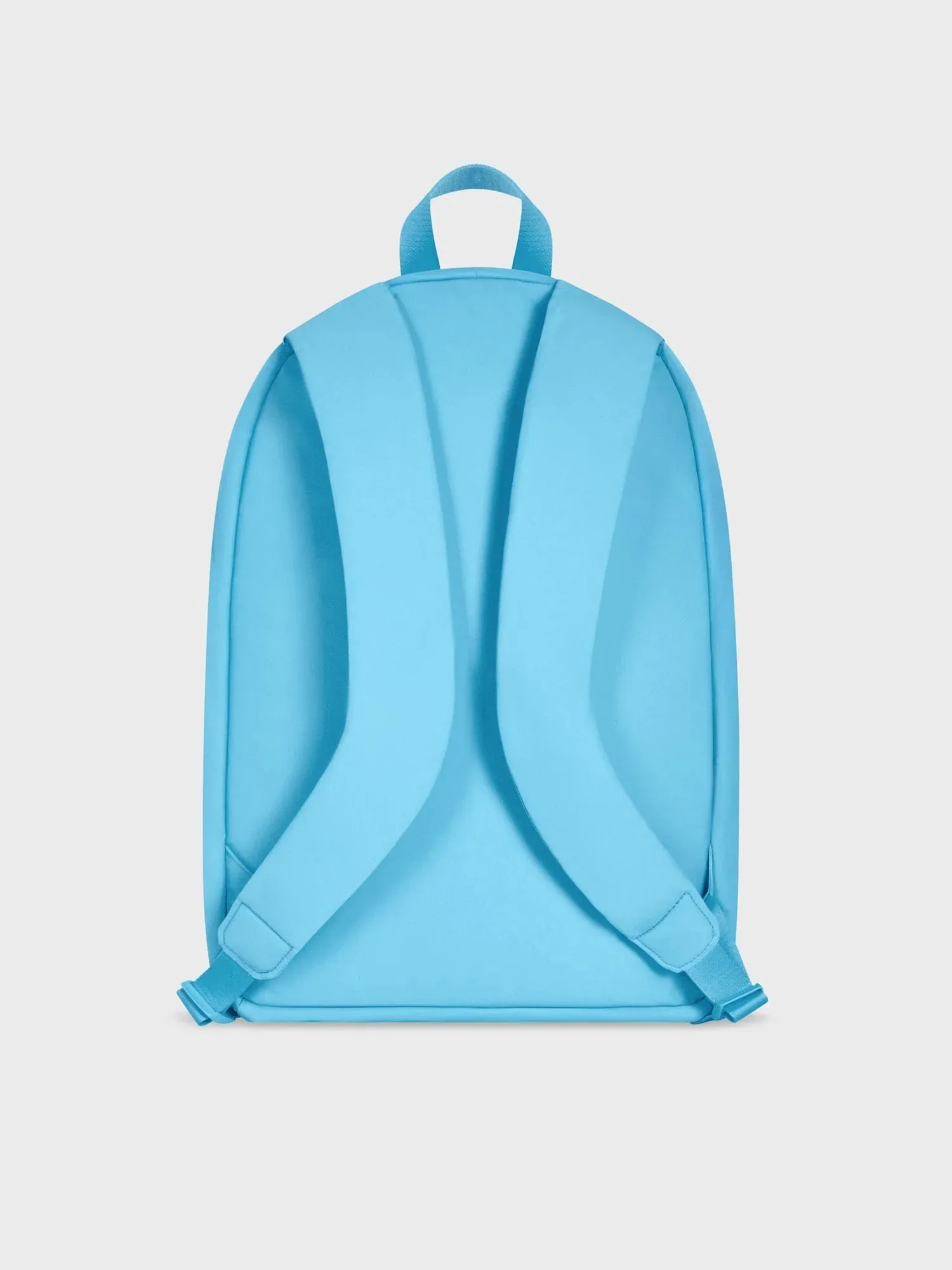 Nylon Padded Backpack—beach blue