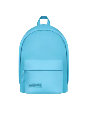 Nylon Padded Backpack—beach blue