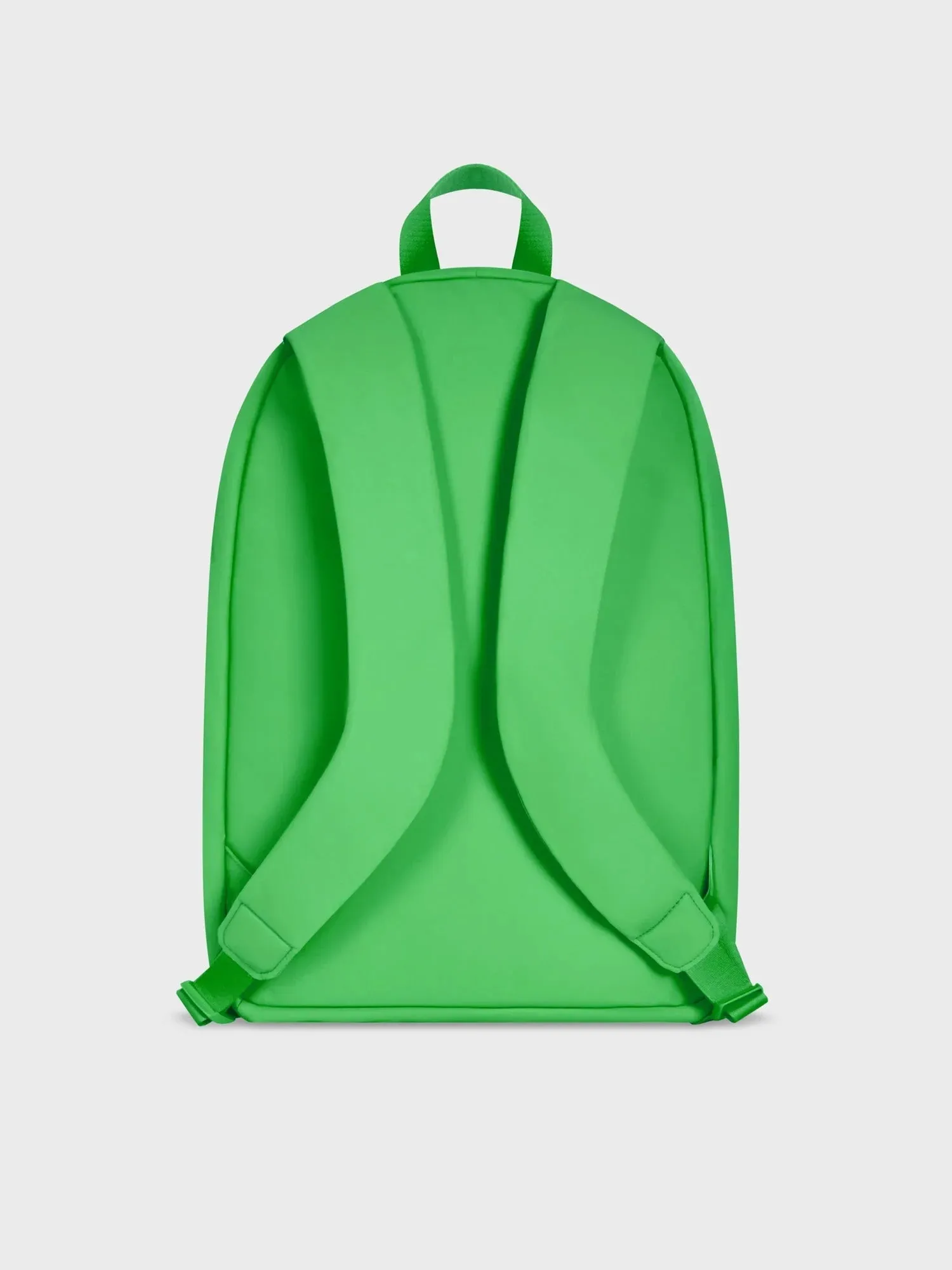 Nylon Padded Backpack—jade green