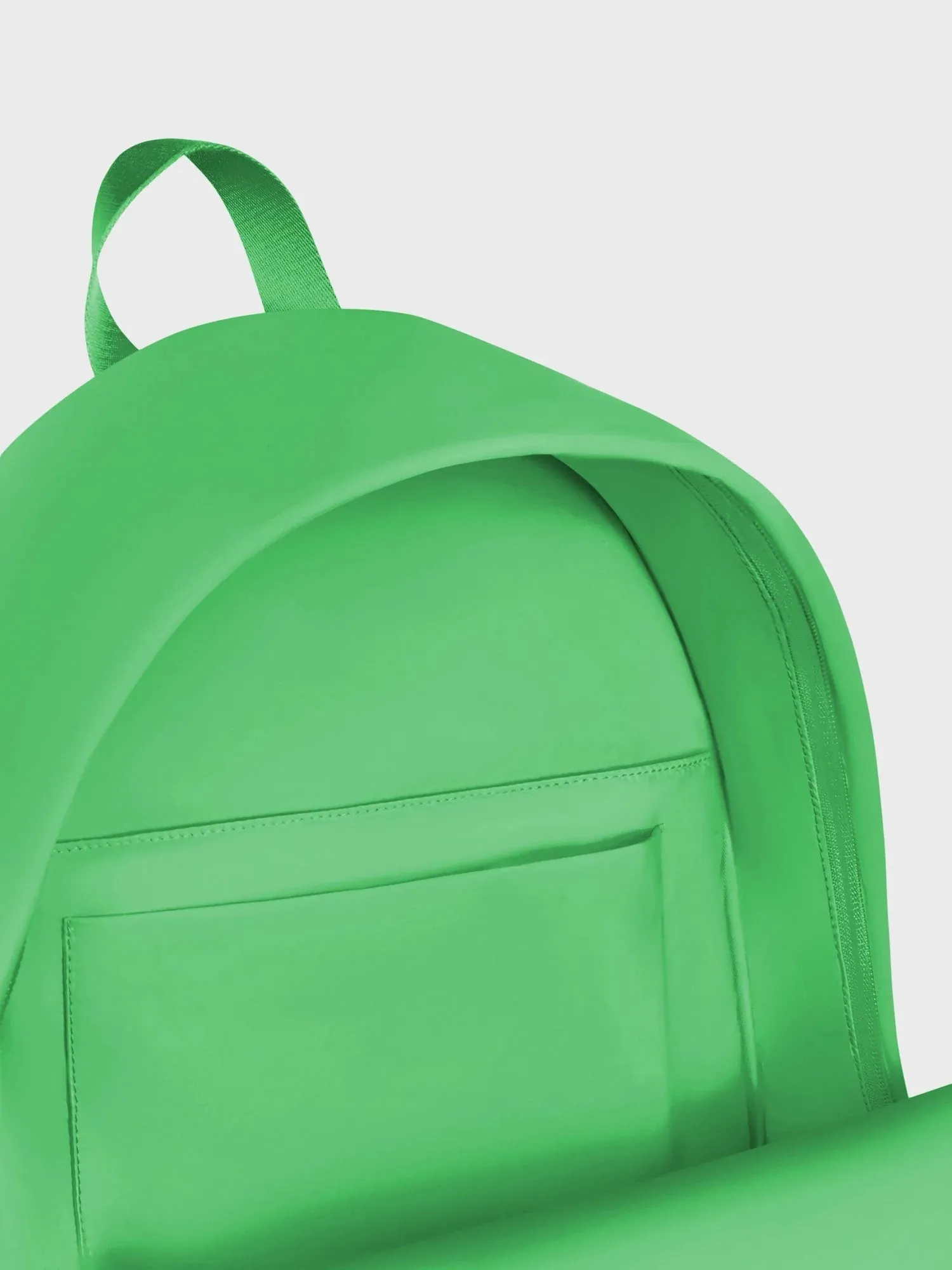 Nylon Padded Backpack—jade green
