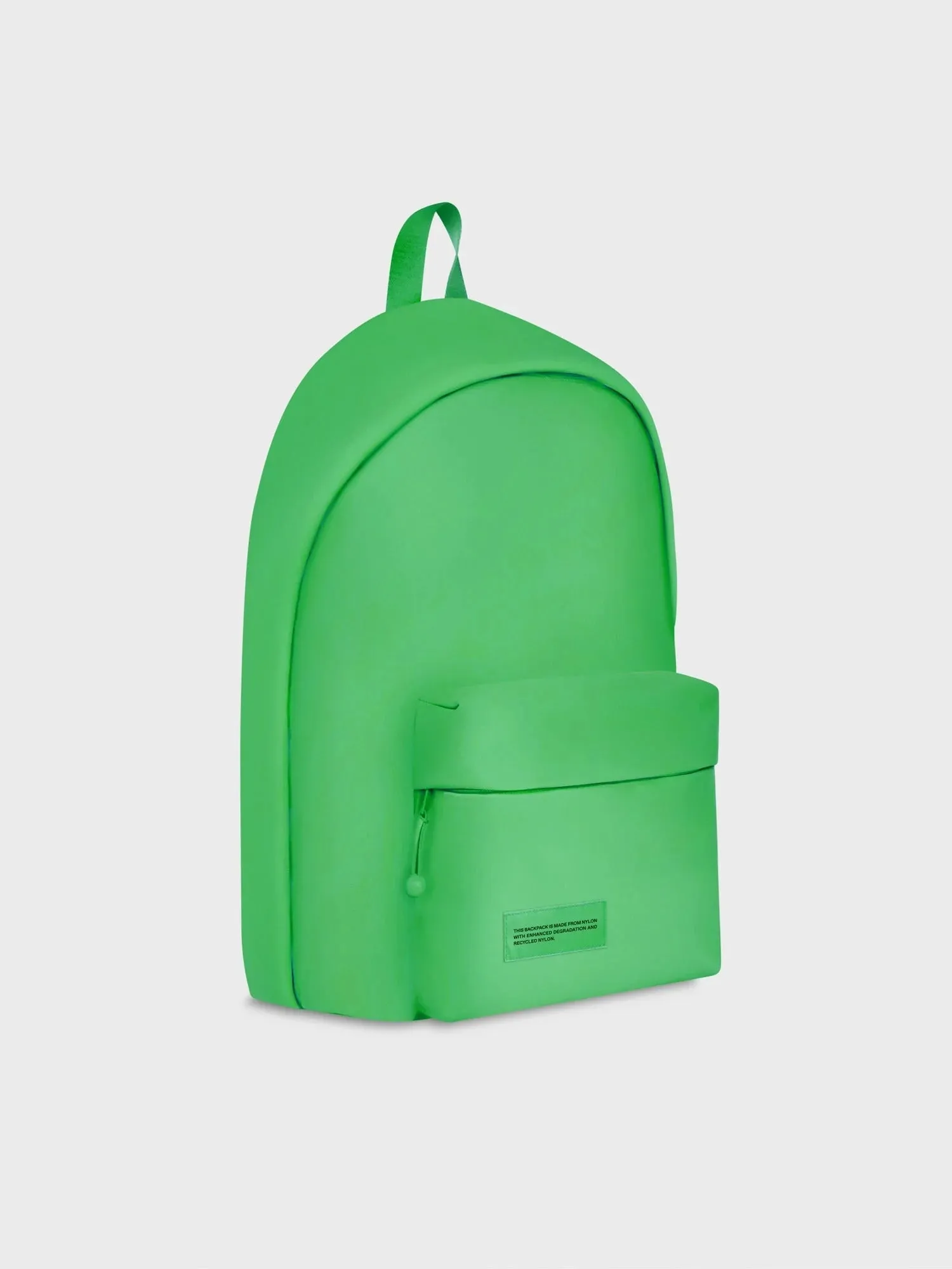 Nylon Padded Backpack—jade green