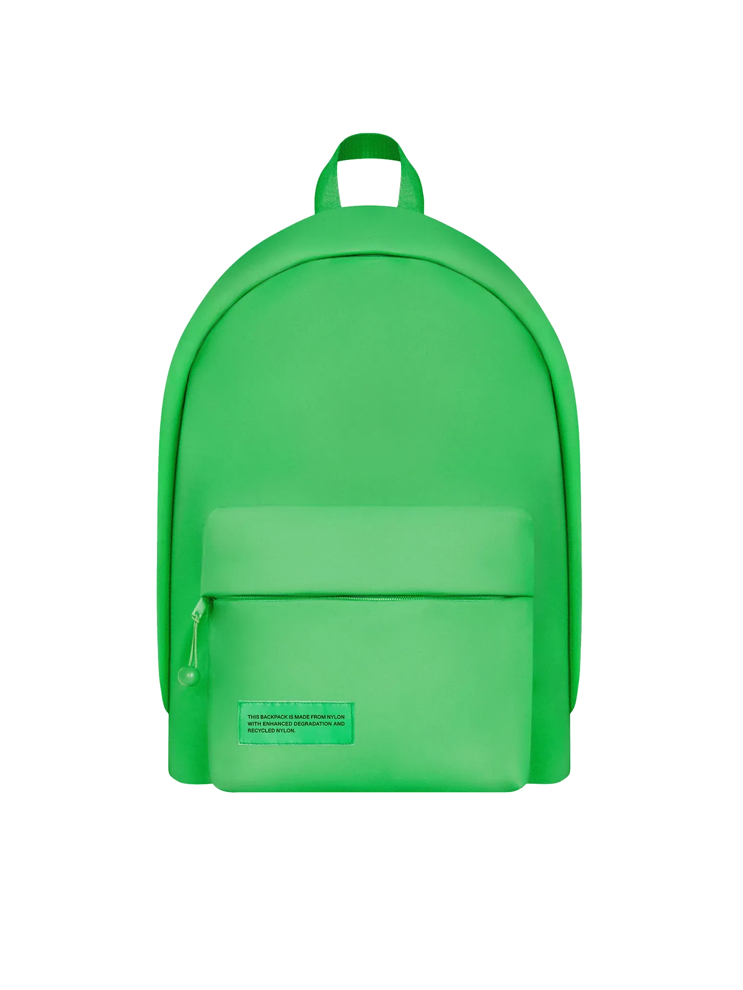 Nylon Padded Backpack—jade green