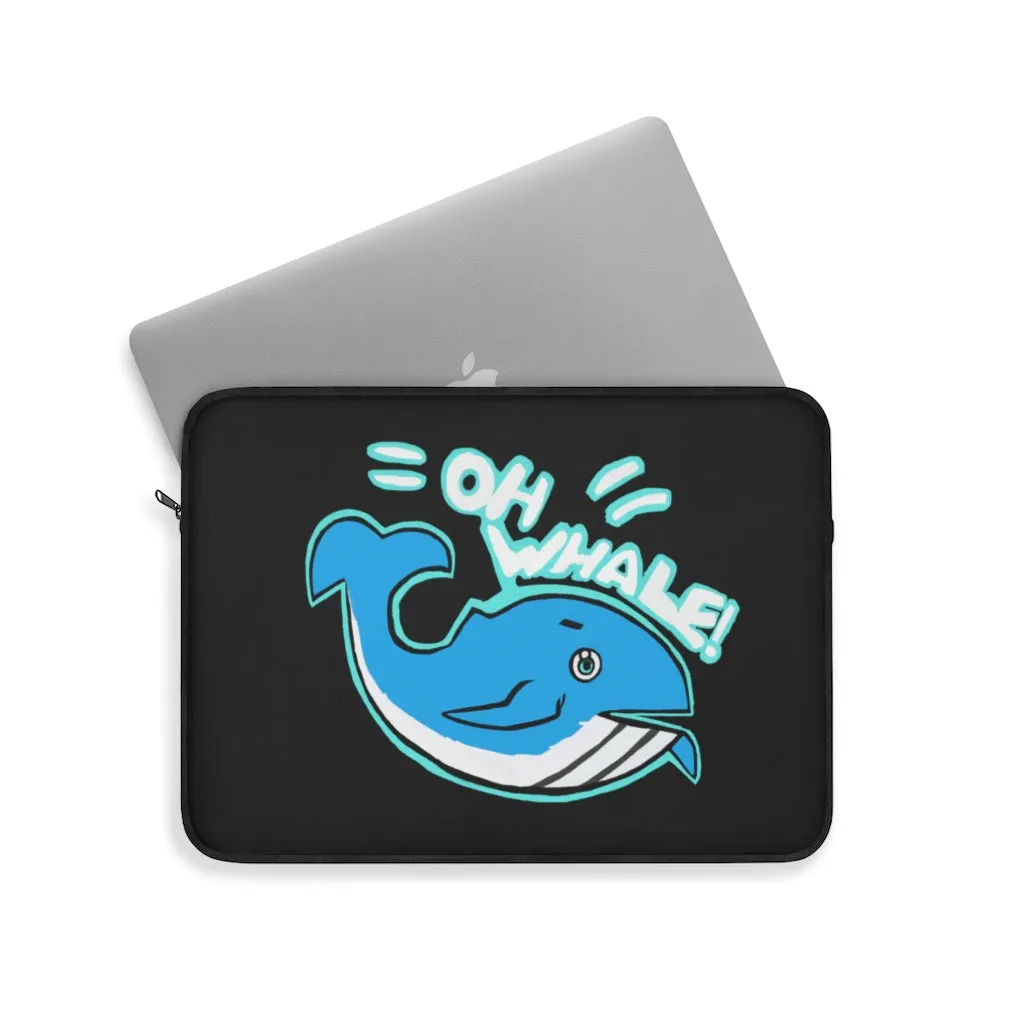 Oh Whale Laptop Sleeve