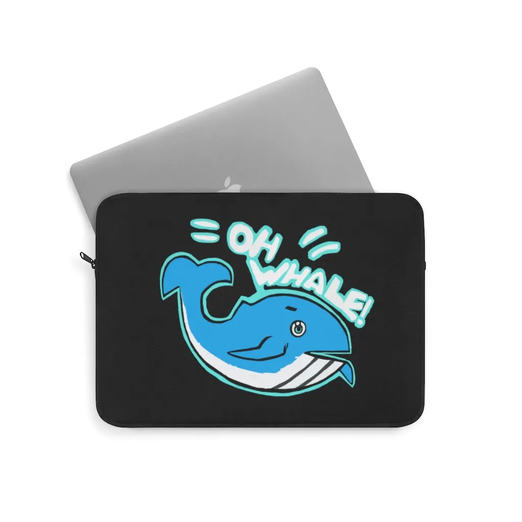 Oh Whale Laptop Sleeve