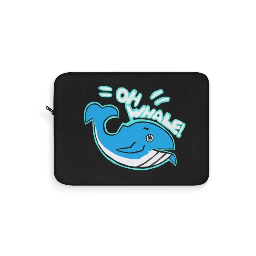 Oh Whale Laptop Sleeve