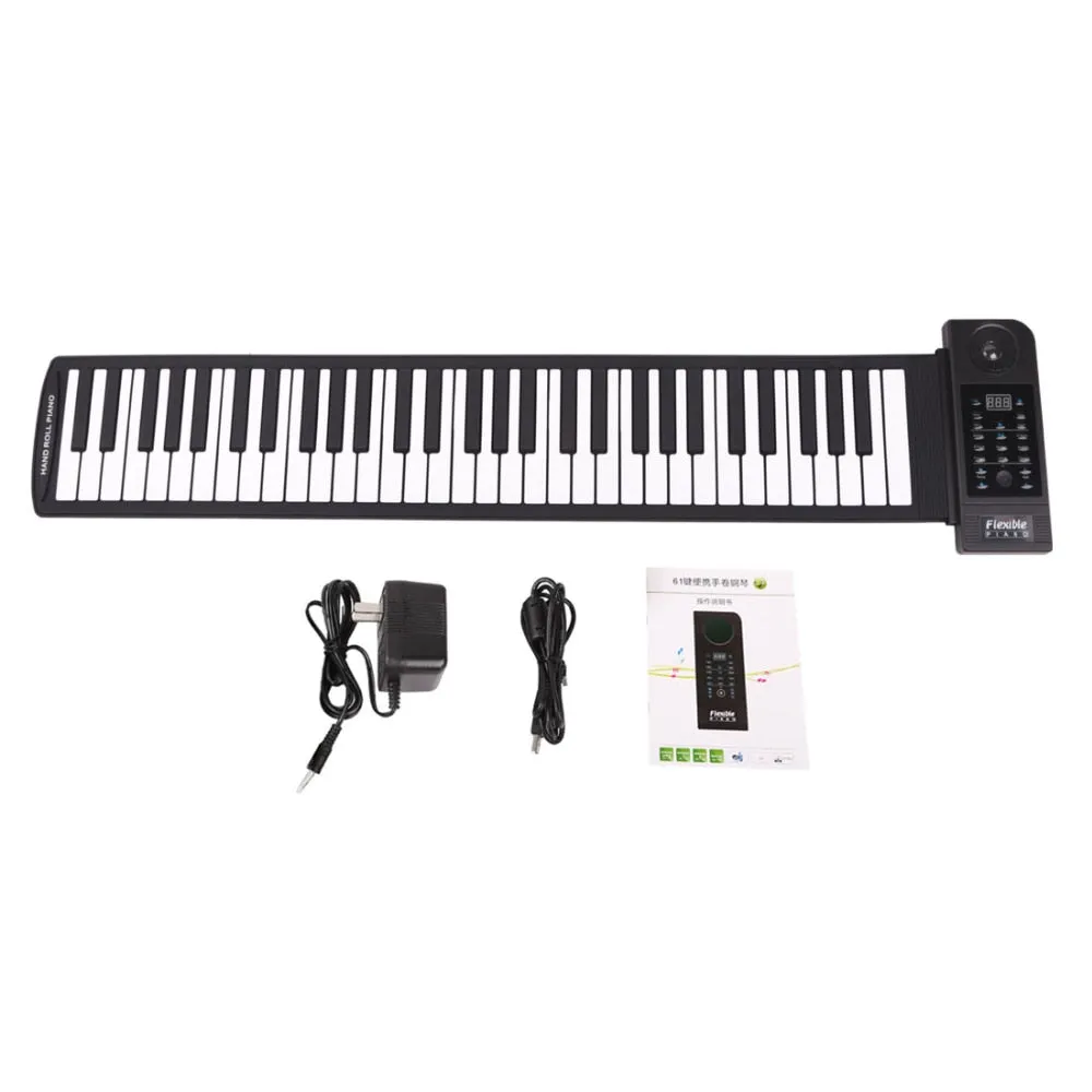 PORTABLE ELECTRONIC PIANO WITH SPEAKER - 61 Keys 128 Tones 128 Rhythms