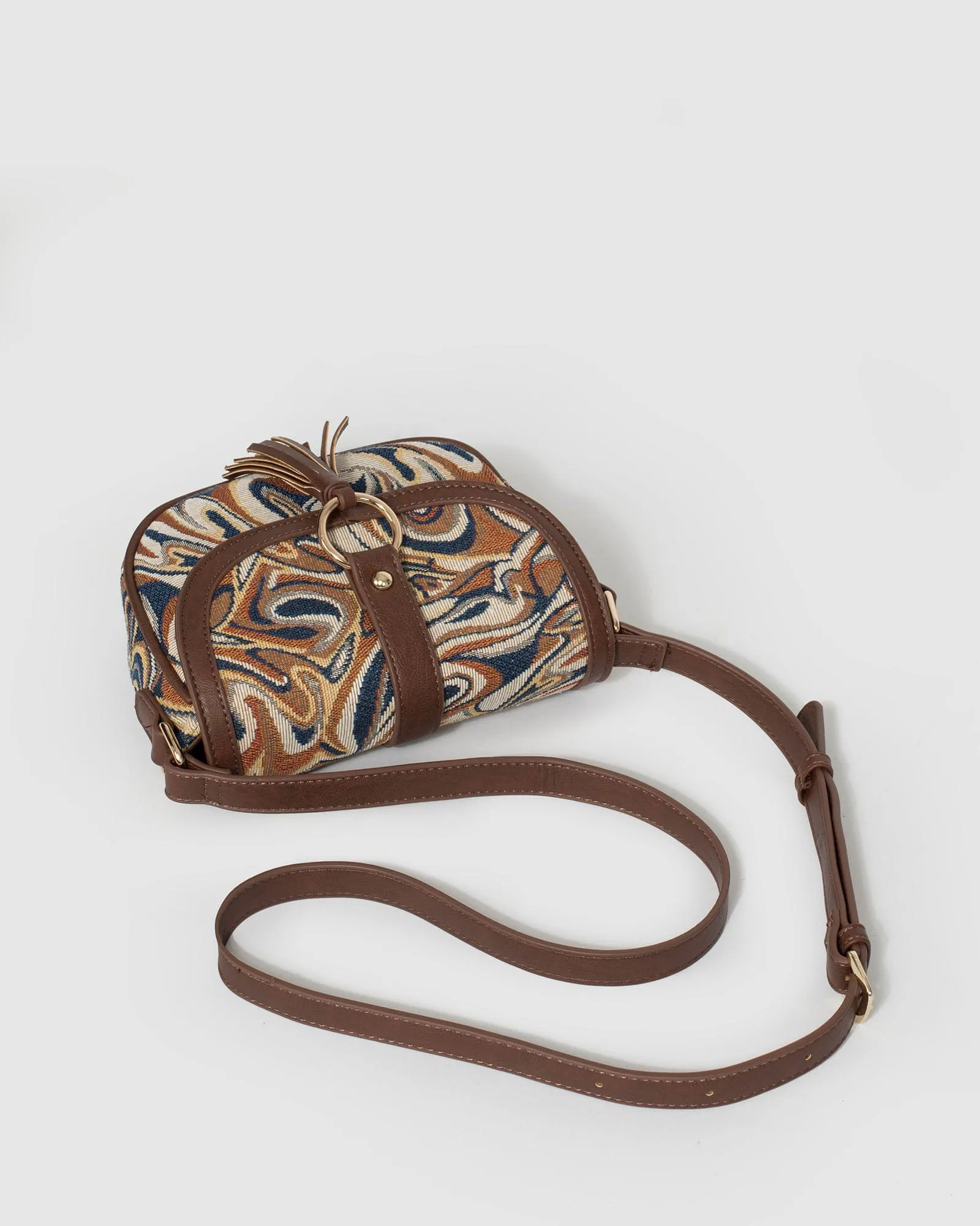 Print Chrissy Saddle Bag