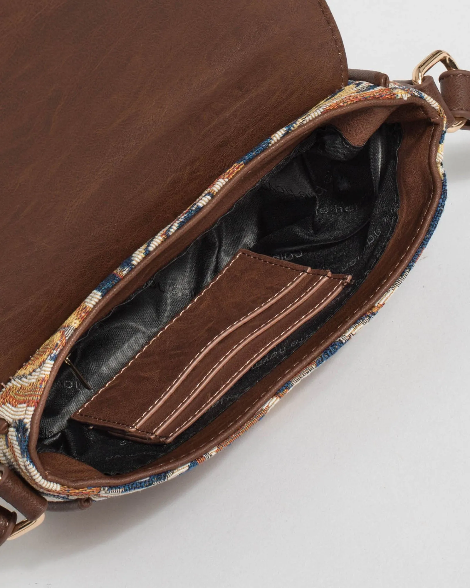 Print Chrissy Saddle Bag