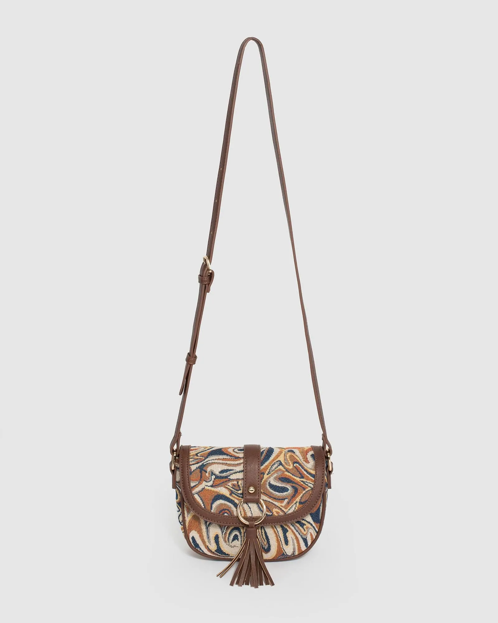 Print Chrissy Saddle Bag