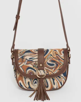 Print Chrissy Saddle Bag