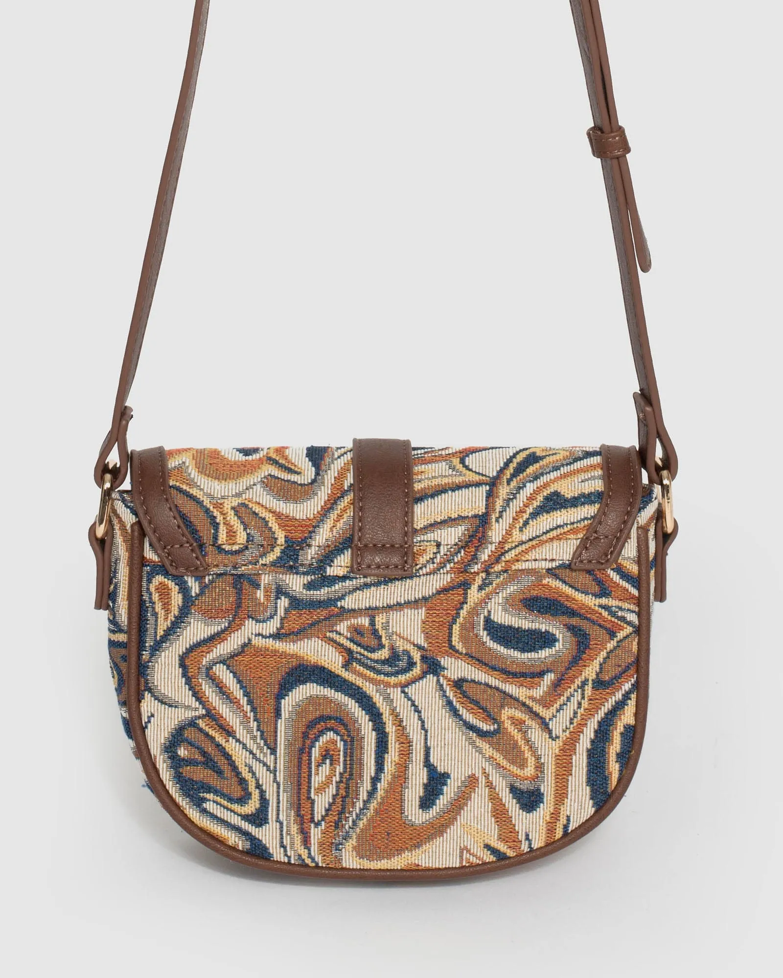 Print Chrissy Saddle Bag