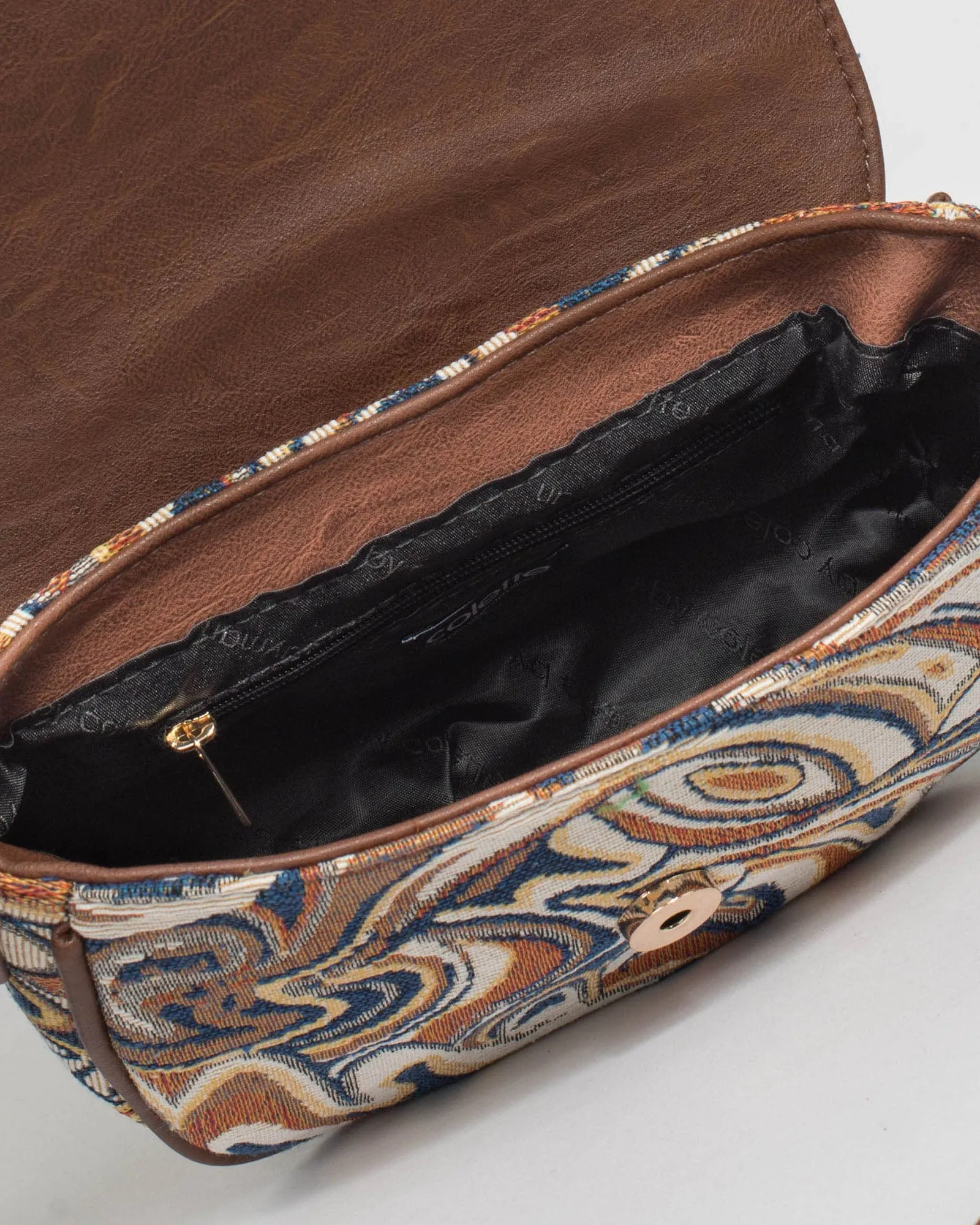 Print Chrissy Saddle Bag