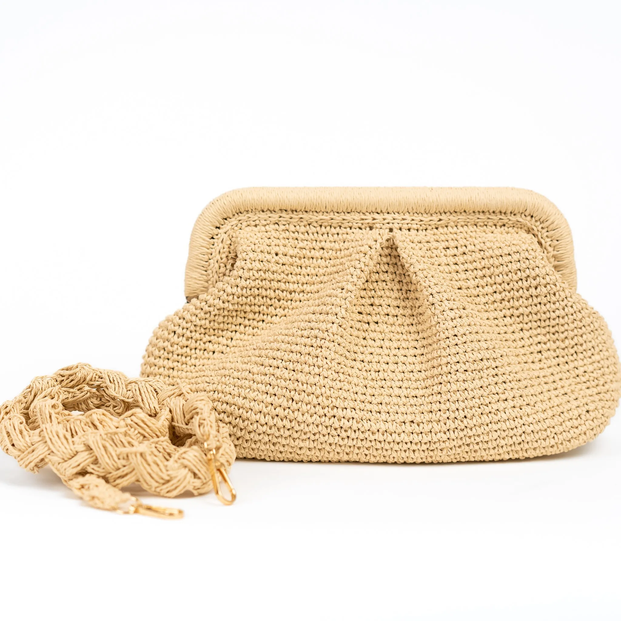 Raffia Wedding Clutch