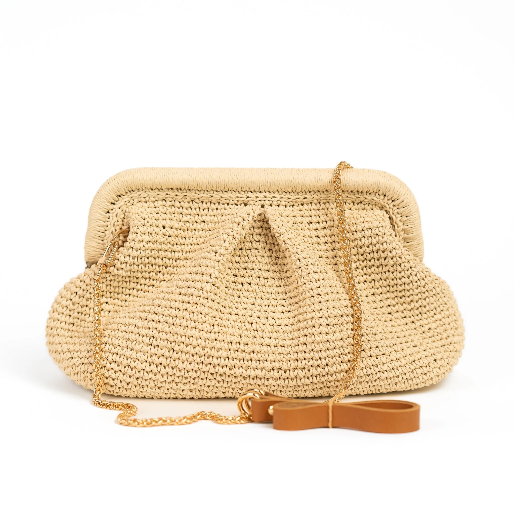 Raffia Wedding Clutch