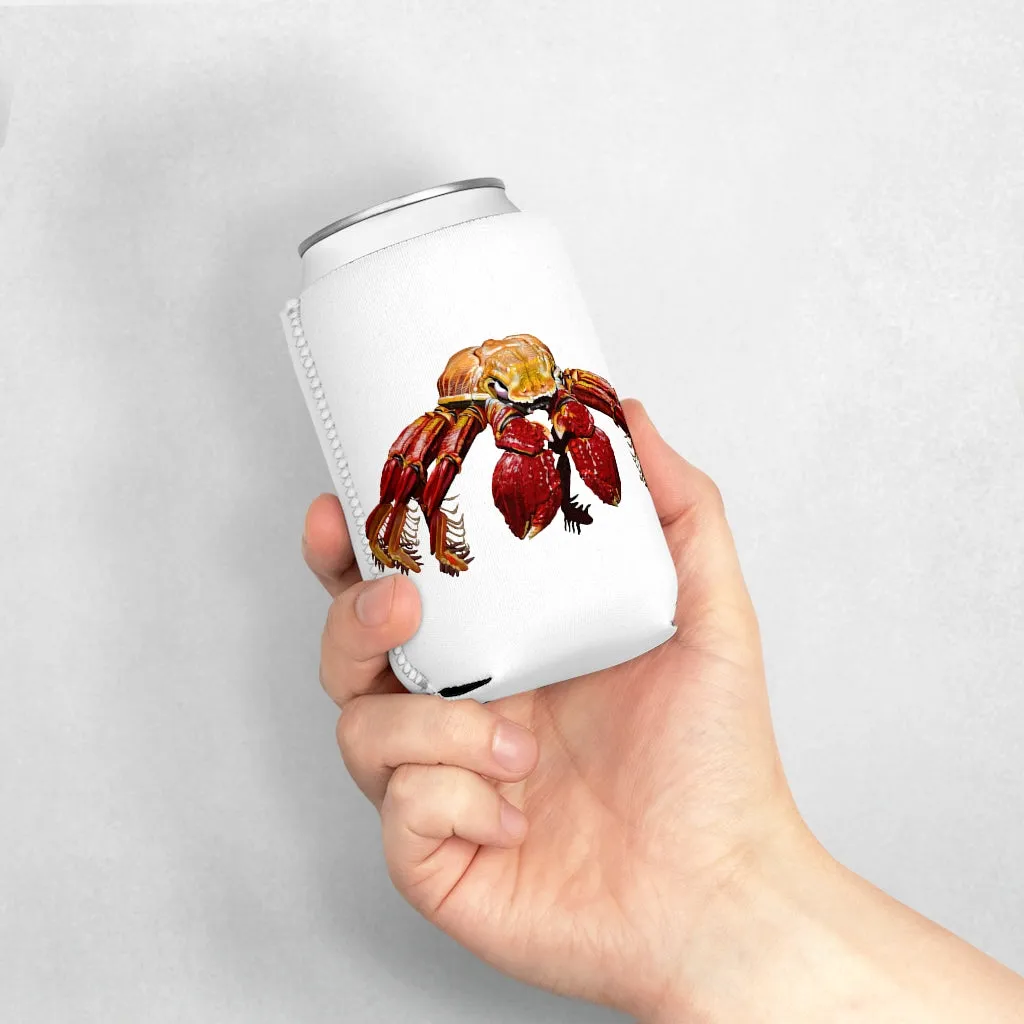 Red Crab Can Cooler Sleeve