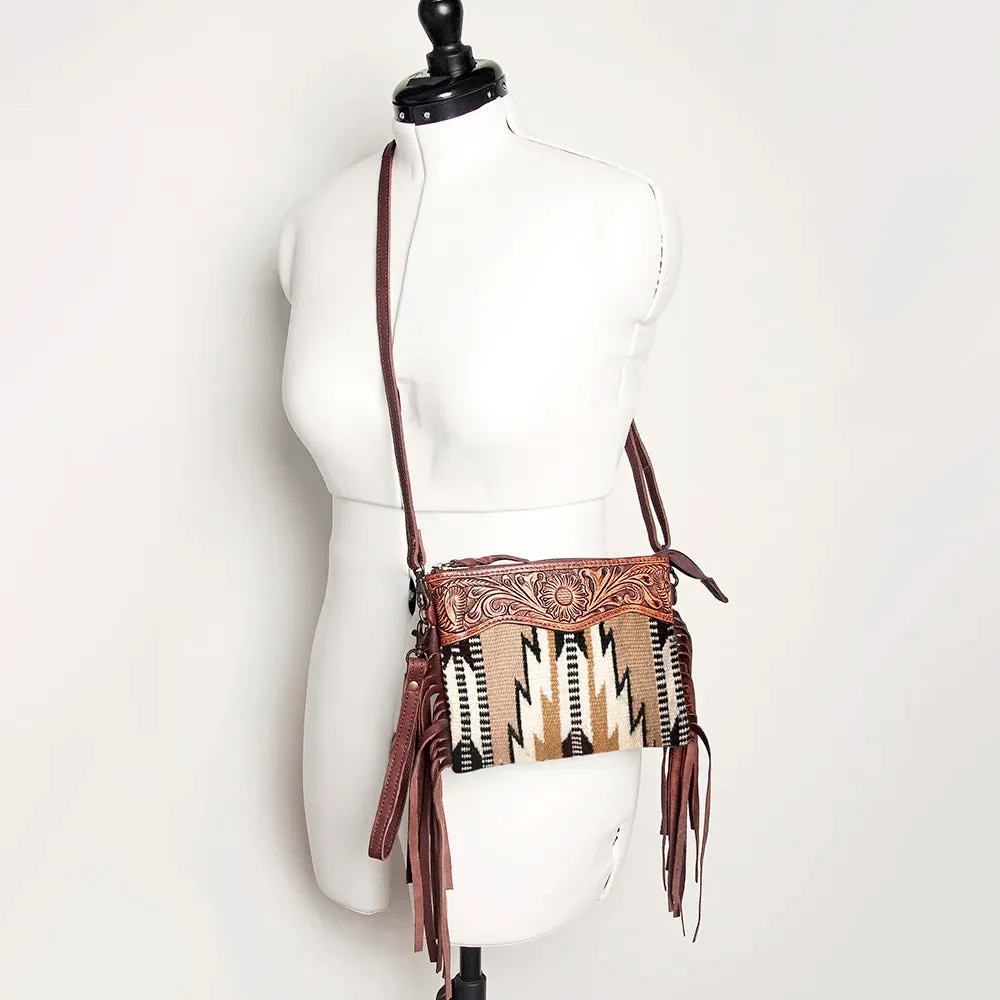 Saddle Crossbody Wristlet